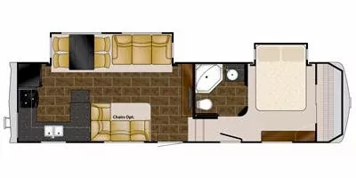 32' 2010 Heartland Big Country 2950RK w/2 Slides Floorplan
