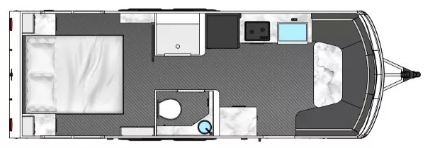 26' 2023 Intech RV Aucta WILLOW Floorplan