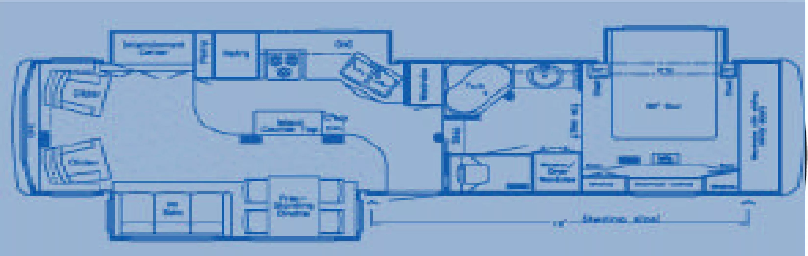 40' 2002 Newmar Mountain Aire 38KSWB w/3 Slides Floorplan
