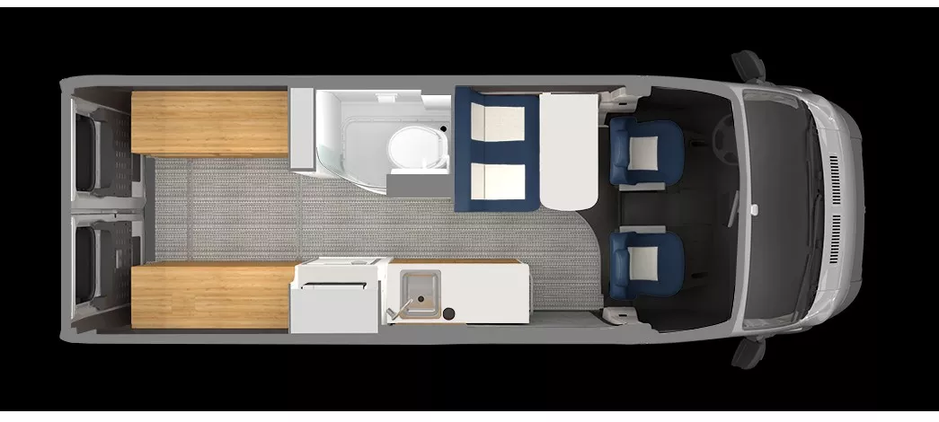 20' 2024 Airstream Rangeline RANGELINE Floorplan