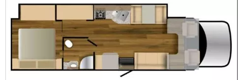 35' 2022 Nexus Rebel Diesel 4x4 35R w/Slide - Bunk House Floorplan