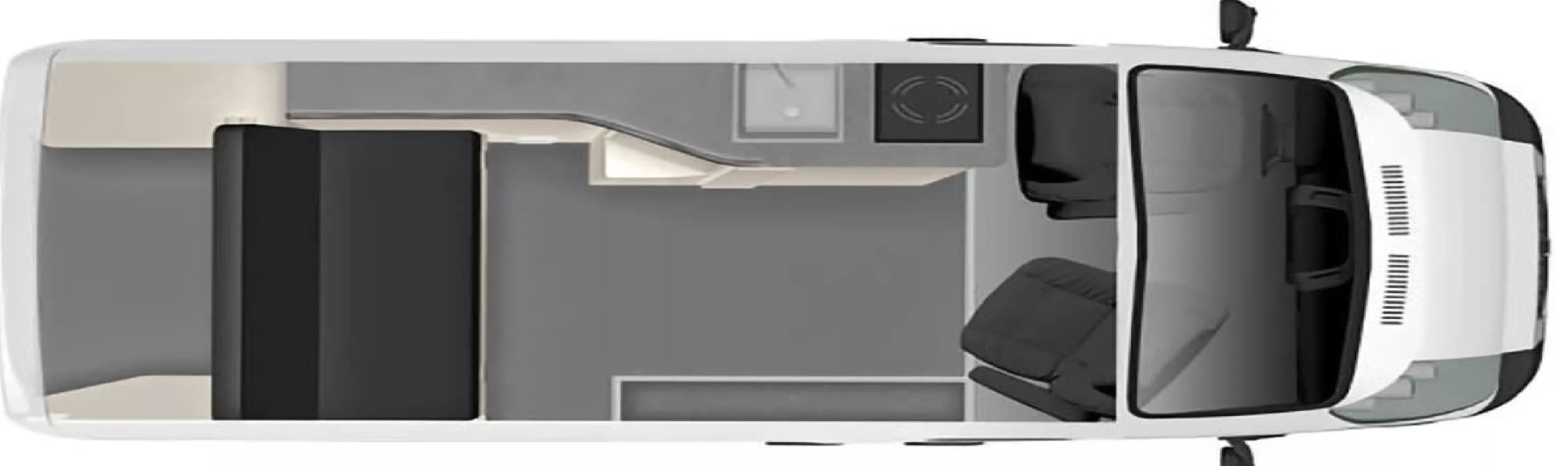 17' 2021 Pleasure-Way Pleasure Way TOFINO PROMASTE Floorplan