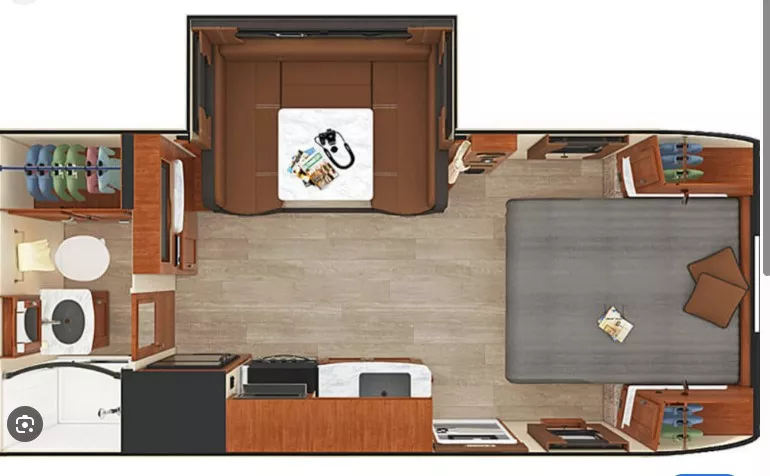 24' 2022 Lance 1985 w/Slide Floorplan