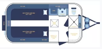17' 2026 Casita Deluxe INDEPENDENCE Floorplan