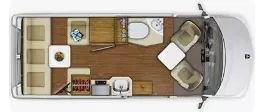 21' 2019 Roadtrek SIMPLICITY Floorplan