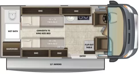2022 Entegra Coach Ethos 20T Floorplan