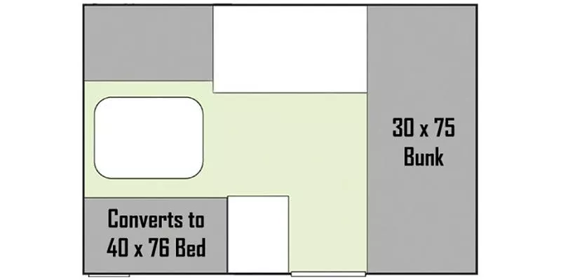 13' 2019 A Liner SCOUT LITE Floorplan