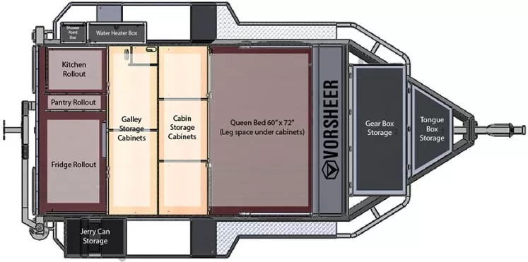 15' 2020 Vorsheer XOC-R Floorplan