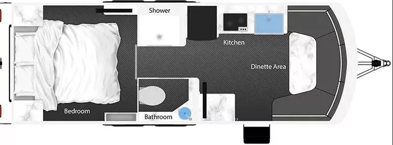 26' 2022 Intech RV Intech Terra Oasis ROVER Floorplan