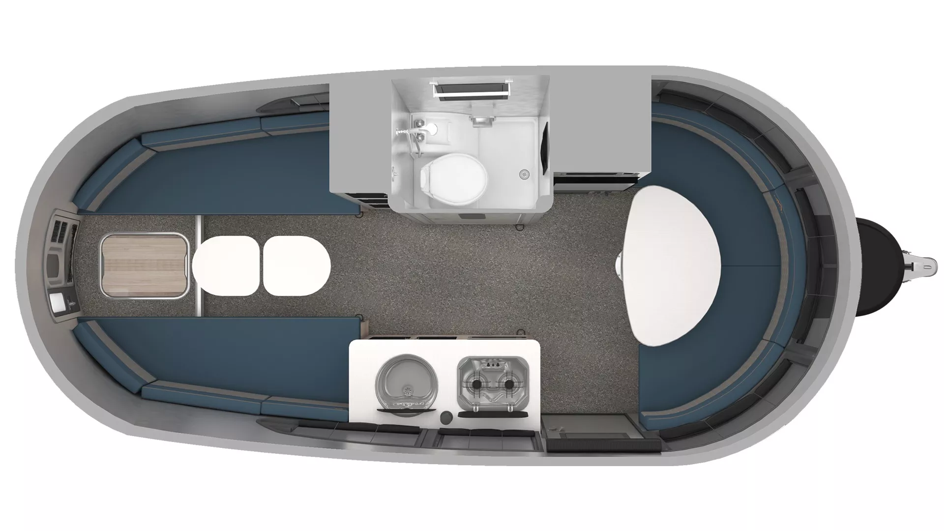 20' 2022 Airstream Basecamp 20X Floorplan