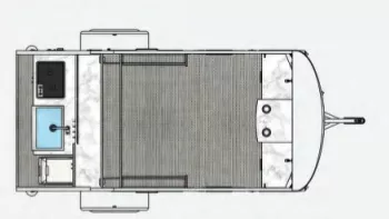 15' 2020 Intech RV Luna ROVER Floorplan