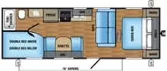 29' 2017 Jayco Jay Flight Slx 264BHW - Bunk House Floorplan