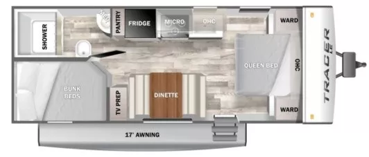 24' 2024 Primetime Tracer Le 200BHSLE Floorplan