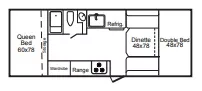 25' 2008 Trailmanor 2720 Floorplan