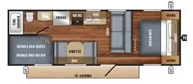 30' 2018 Jayco Jay Flight Slx 264BH - Bunk House Floorplan