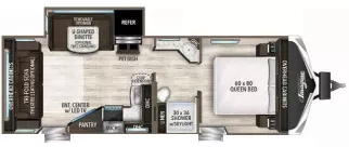 29' 2018 Grand Design Imagine 2500RL w/Slide Floorplan