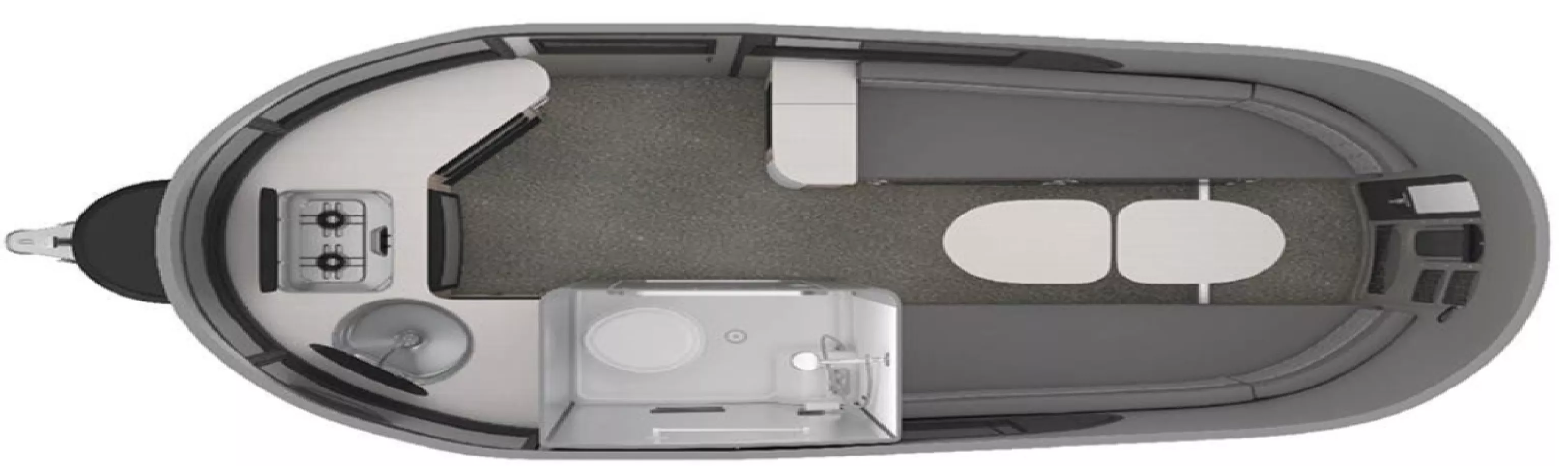 17' 2019 Airstream Basecamp 16 Floorplan