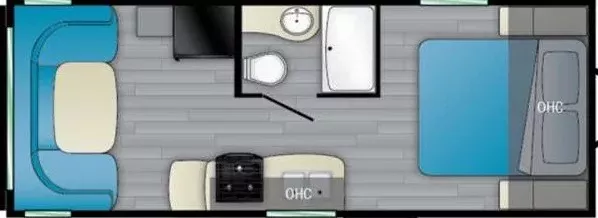 29' 2022 Heartland Trail Runner 21JM Floorplan