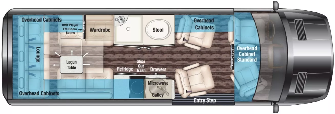 24' 2022 Midwest Automotive Design Patriot 3500xd 170MD4 Floorplan