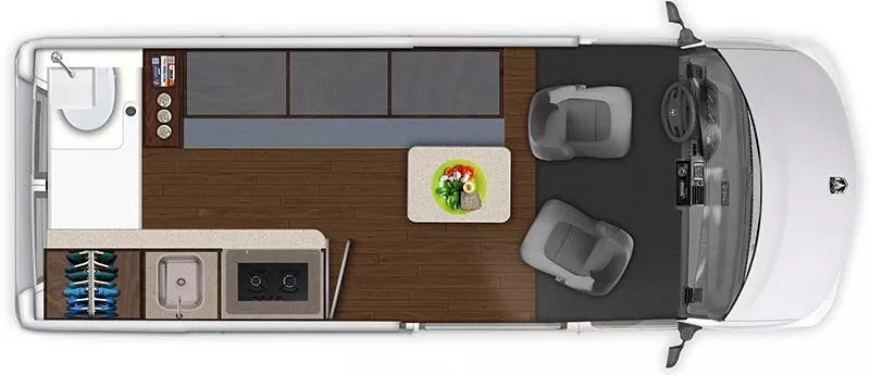 18' 2017 Carado Axion BASE Floorplan