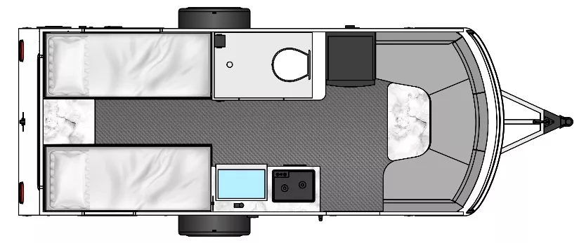 20' 2024 Intech RV Sol DUSK ROVER Floorplan