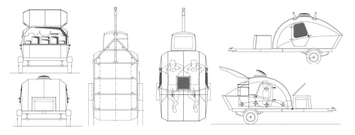8' 2019 Chesapeake Light Craft Floorplan