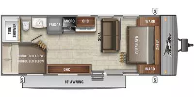 29' 2021 Jayco Jay Flight Slx 264BH - Bunk House Floorplan