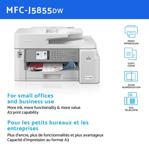 Brother INKvestment Tank MFC-J5855DW All-in-One Professional A3 Colour Inkjet Printer