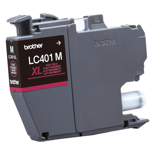 Brother Genuine LC401XLMS High-Yield Magenta Ink Cartridge