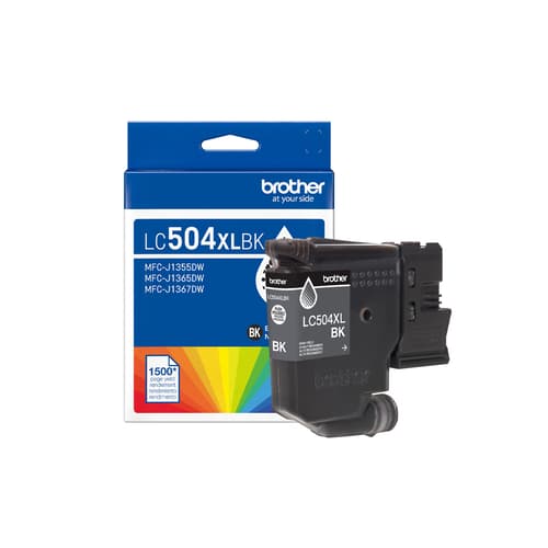 Brother Genuine LC504XLBKS High Yield Black Ink Cartridge