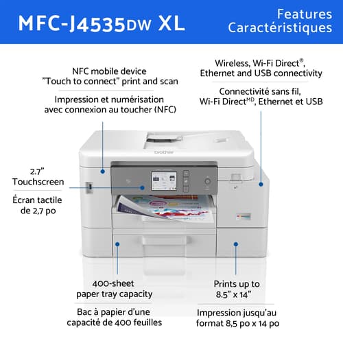 Brother INKvestment Tank MFC-J4535DWXL All-in-One Wireless Colour Inkjet Printer