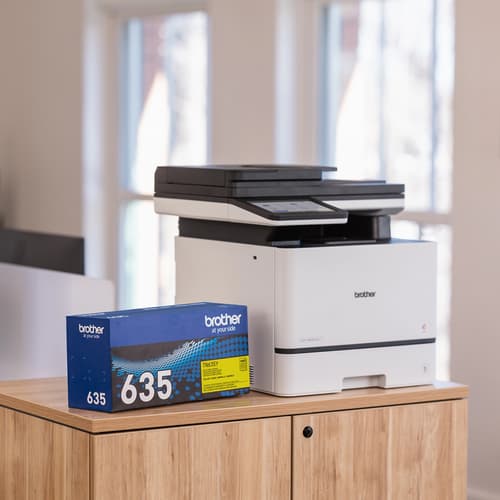 Brother Genuine TN635Y Standard Yield Yellow Toner Cartridge