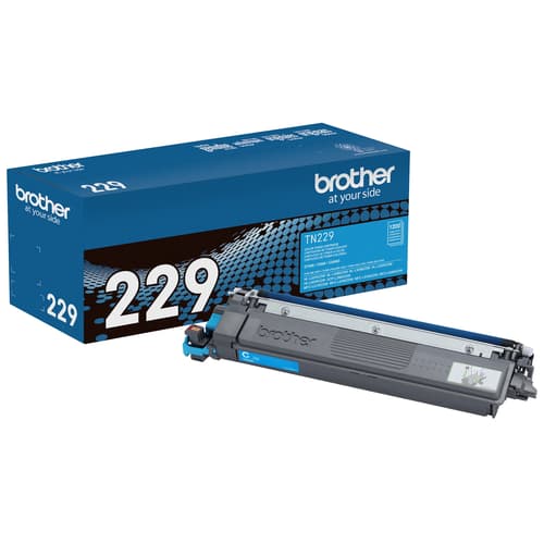 Brother Genuine TN229C Standard Yield Cyan Toner Cartridge