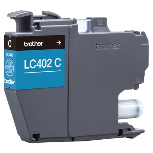 Brother Genuine LC402CS Standard Yield Cyan Ink Cartridge