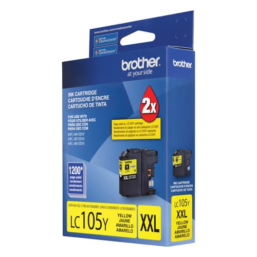 Brother LC105YS Innobella  Yellow Ink Cartridge, Super High Yield (XXL Series)
