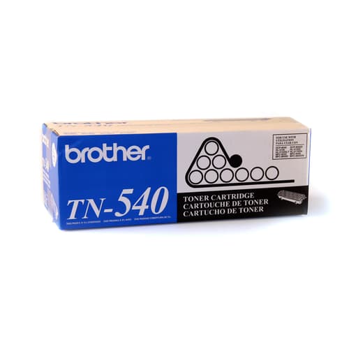 Brother TN540 Black Toner Cartridge, Standard Yield