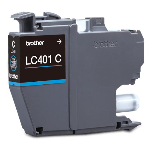 Brother Genuine LC401CS Standard-Yield Cyan Ink Cartridge