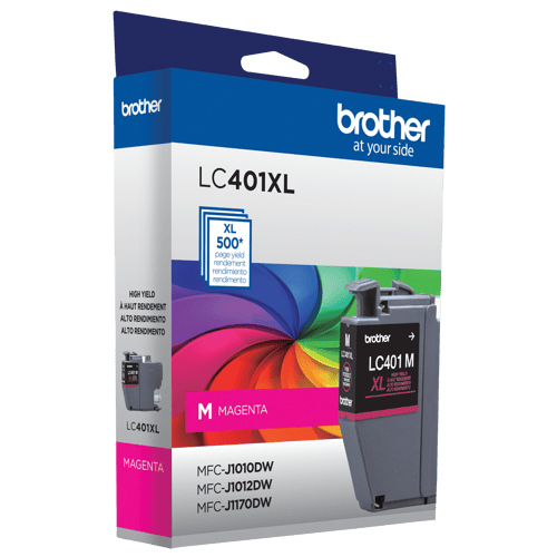 Brother Genuine LC401XLMS High-Yield Magenta Ink Cartridge