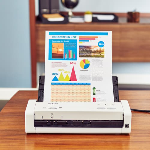 Brother ADS-1250W Wireless Compact Desktop Scanner