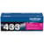 Brother TN433M Magenta Toner Cartridge, High Yield