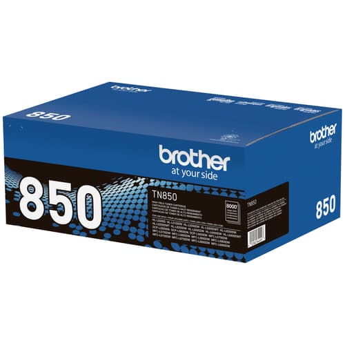Brother TN850 Black Toner Cartridge, High Yield