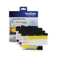 Brother LC30373PKS Genuine 3-Pack Super High-Yield INKvestment Tank Cartridges