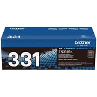 Brother TN331BK Black Toner Cartridge, Standard Yield