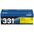 Brother TN331Y Yellow Toner Cartridge, Standard Yield