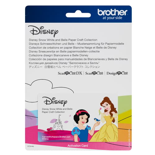 Brother CADSNP06 Disney Snow White and Belle Paper Craft Collection