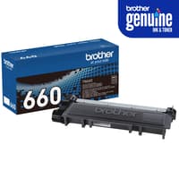 Brother TN660 Black Toner Cartridge, High Yield