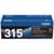 Brother TN315BK Black Toner Cartridge, High Yield