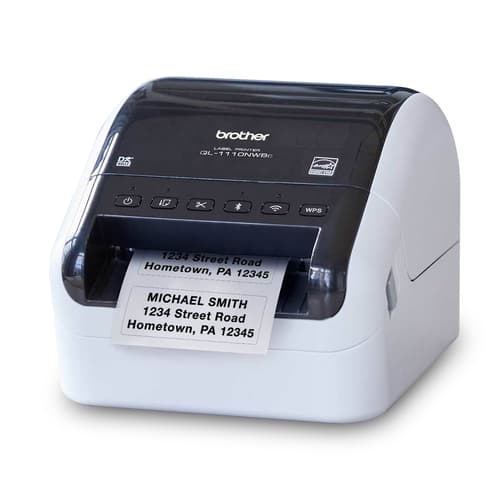 Brother QL1110NWBc Wireless Shipping and Barcode Label Printer