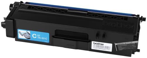 Brother TN331C Cyan Toner Cartridge, Standard Yield