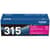 Brother TN315M Magenta Toner Cartridge, High Yield